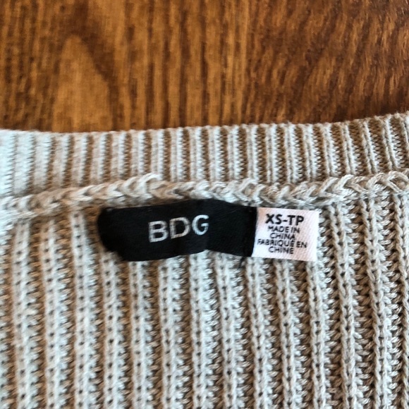 BDG Urban Outfitters gray navy stripes sweater - Picture 2 of 14